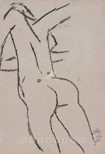 Husain, M.F. (Artist). Untitled, n.d. | Drawing