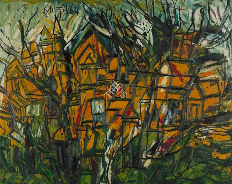 Souza, F.N. (Artist). Untitled, 1964 | Painting
