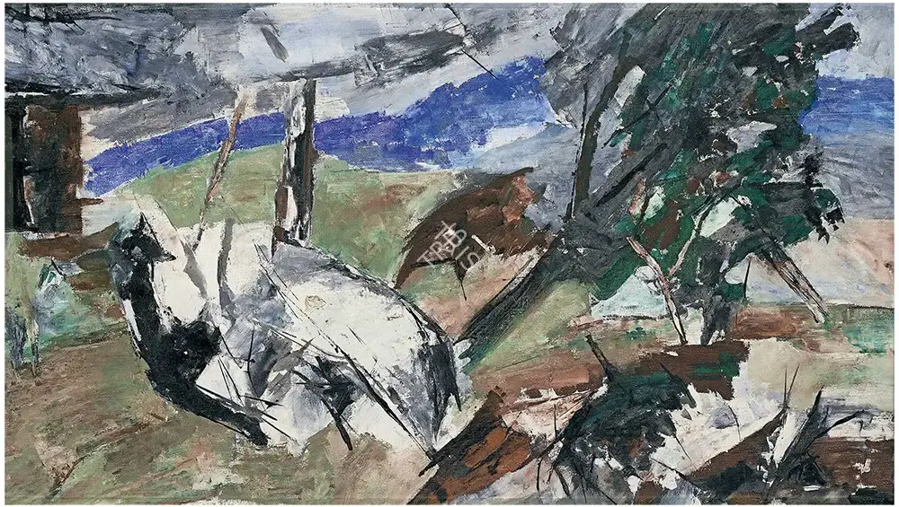 Ramkumar (Artist). Untitled, 1998 | Painting