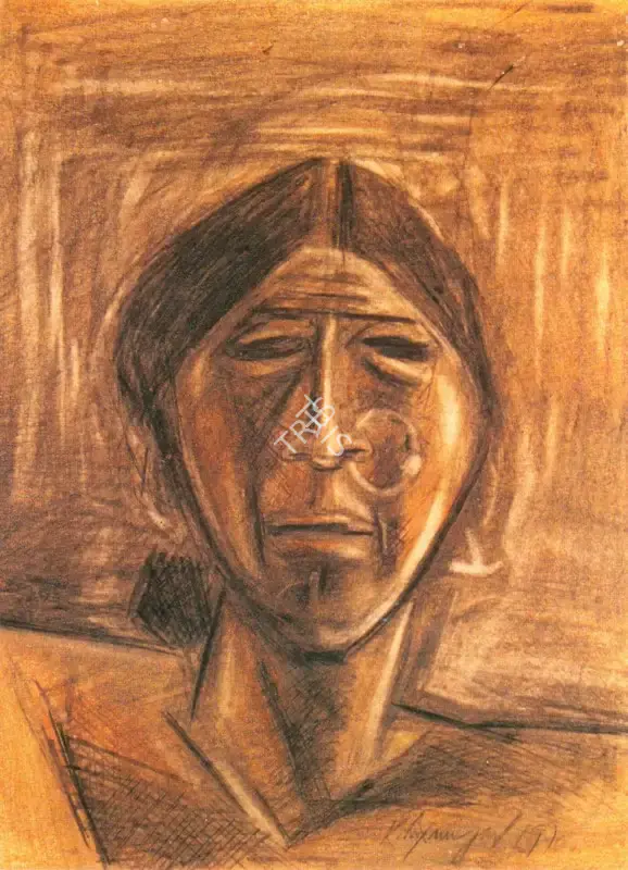 Goud, K. Laxma (Artist). Untitled, 1996 | Painting