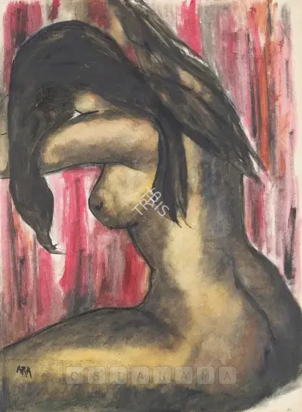 Ara, K.H. (Artist). Untitled (Nude), n.d. | Painting