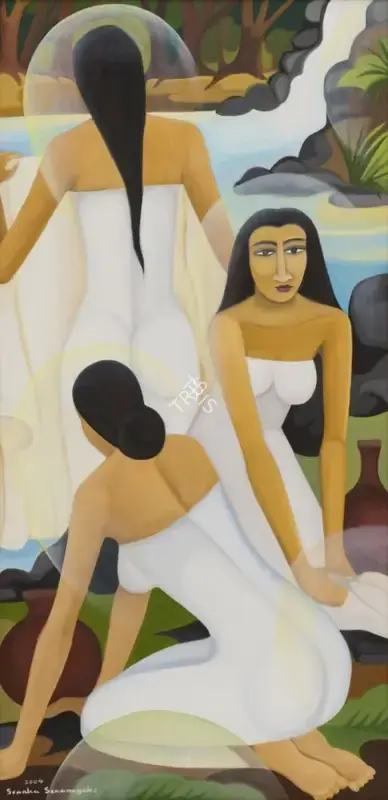 Senanayake, Senaka (Artist). Untitled. Oil on canvas, 2004 | Painting | EconomicsArt | 00871984