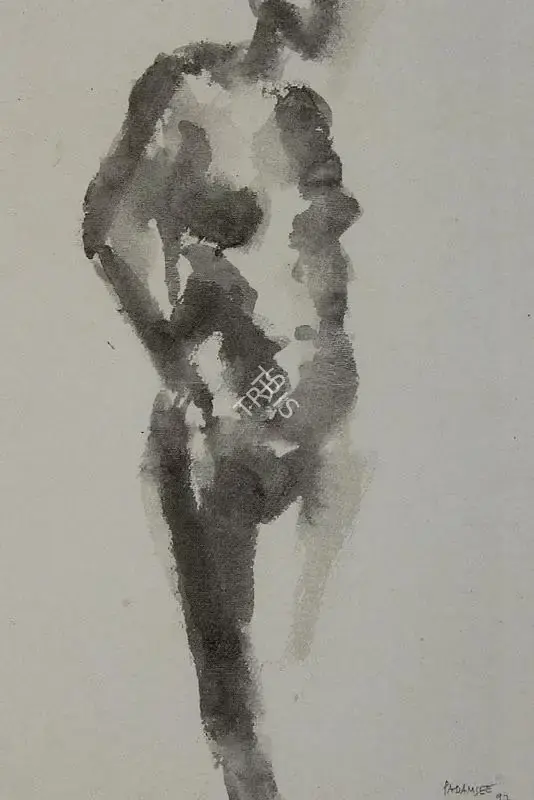 Padamsee, Akbar (Artist). Untitled (Nude), 1997 | Painting