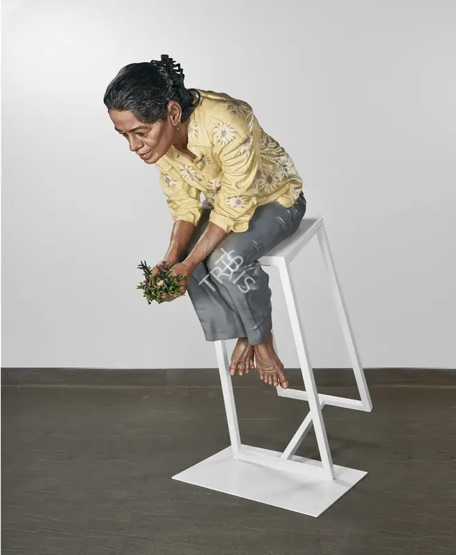 Ghosh, Subba (Artist). Precipice. Acrylic on fibreglass and metal, n.d. | Sculpture | FineArts | 00416164
