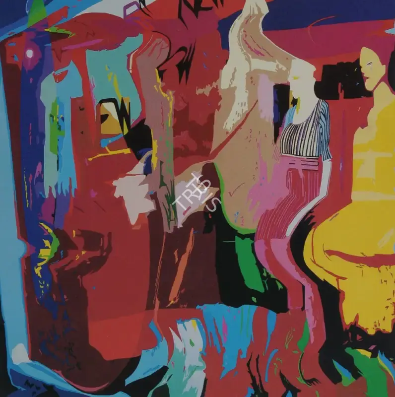 Martin, George (Artist). Edge & Cavities. Acrylic on canvas, 2007 | Painting | FineArts | 00574802