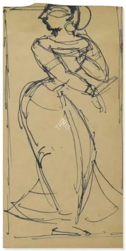 Roy, Jamini (Artist). Untitled, n.d. | Drawing