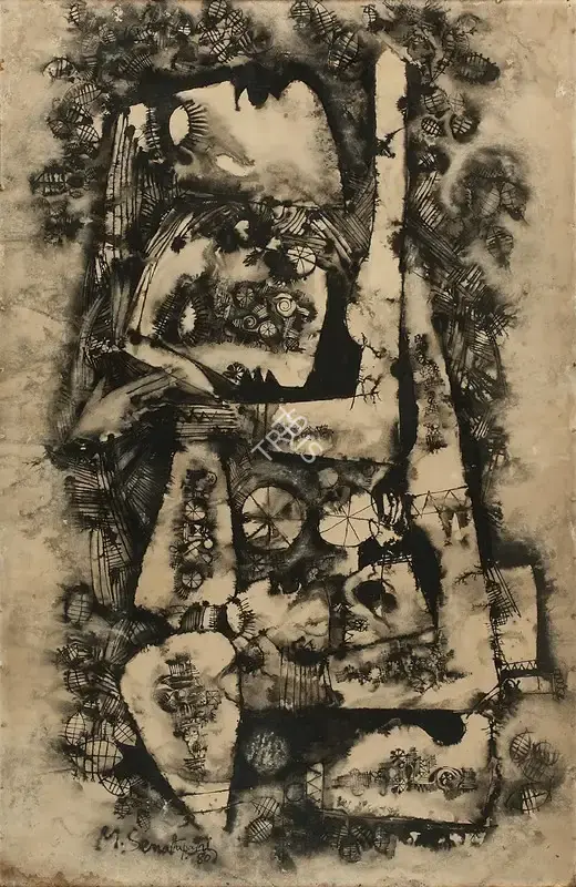 Senathipathi, M. (Artist). Untitled, 1980 | Painting