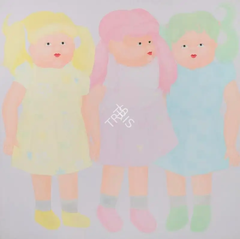Potnis, Prajakta (Artist). Fore Play. Acrylic and emulsion on canvas, 2004 | Painting | FineArts | 00595845