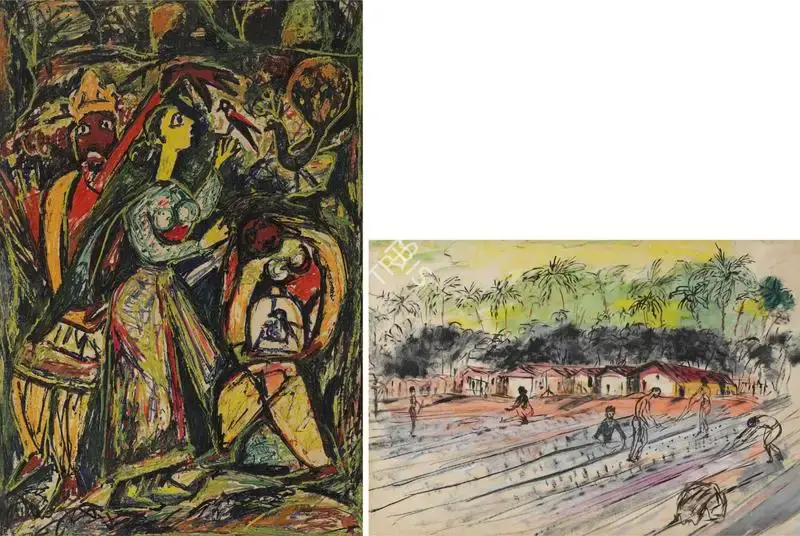 Ara, K.H. (Artist). Untitled, n.d. | Painting