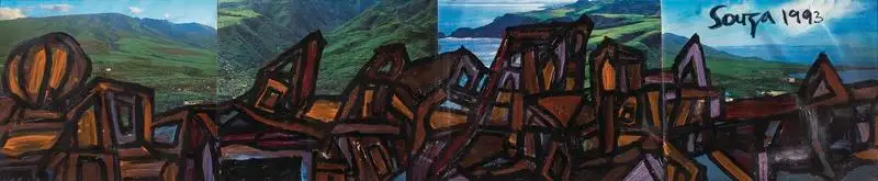 Souza, F.N. (Artist). Landscape, 1993 | Painting