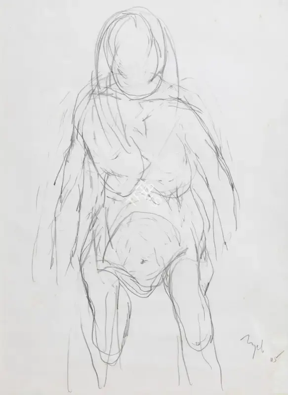 Mehta, Tyeb (Artist). Untitled, 2005 | Drawing