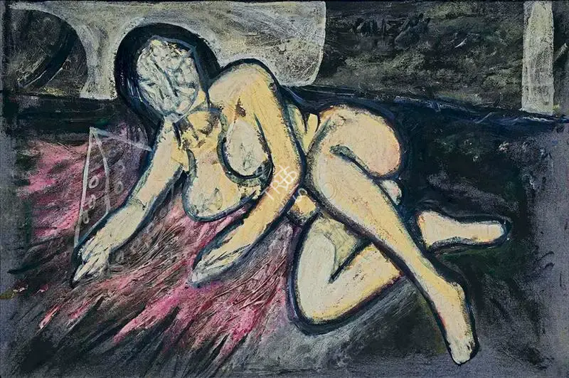 Souza, F.N. (Artist). Nude, 1963 | Painting