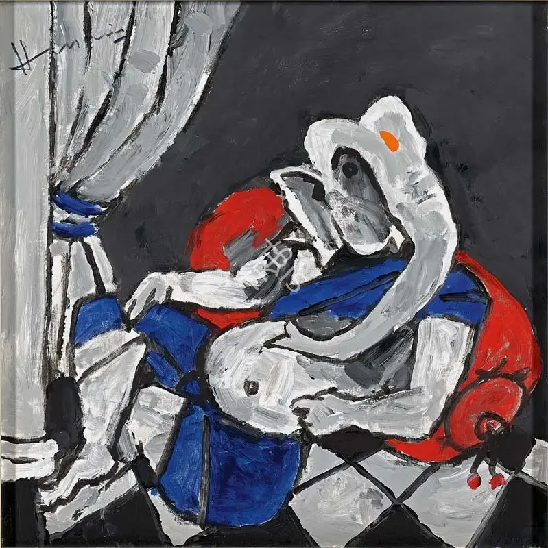 Husain, M.F. (Artist). Ganesh, n.d. | Painting