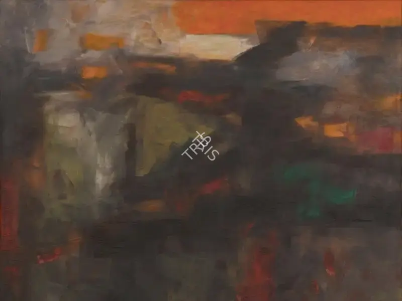 Adimoolam, K.M. (Artist). Reflex. Oil on canvas, 1995 | Painting | EconomicsArt | 00872030