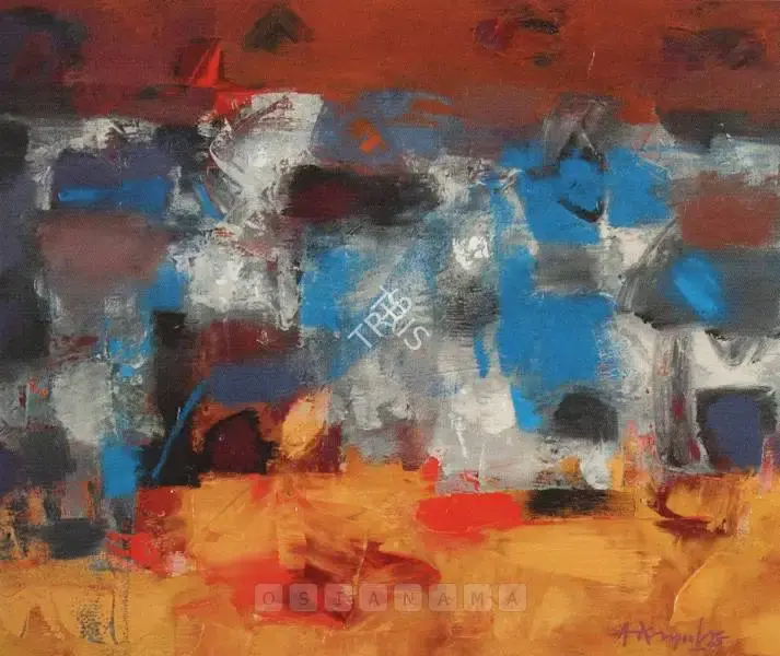 Adimoolam, K.M. (Artist). Untitled. Oil on canvas, 2005 | Painting  | 00880250