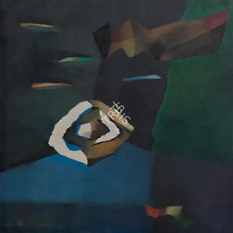 Adimoolam, K.M. (Artist). Untitled. Oil on canvas, c. late 1970s | Painting | FineArts | 00545879