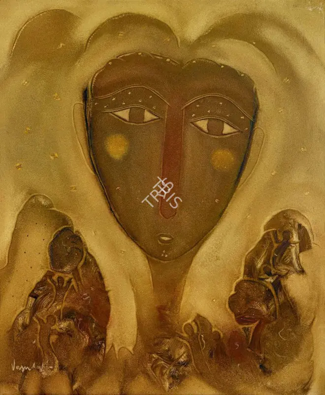 Vasudev, S.G. (Artist). She, 2005 | Painting