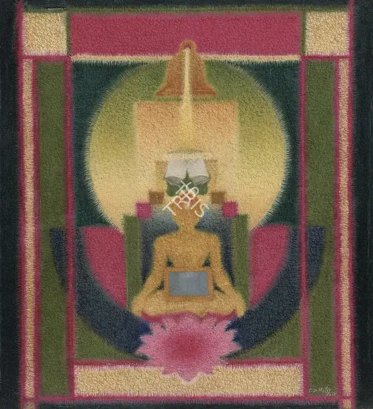 Mistry, C.D. (Artist). Knowledge is Power. Oil on canvas, 2016 | Painting | FineArts | 00363274