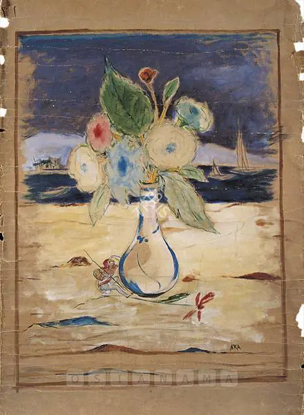Ara, K.H. (Artist). Woman. Watercolour on paper, 1940 | Painting | FineArts | 00600215