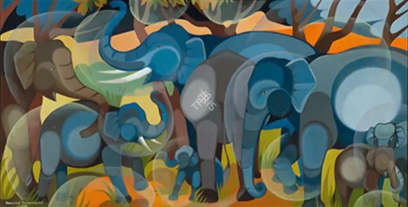 Senanayake, Senaka (Artist). Untitled , 1995 | Painting