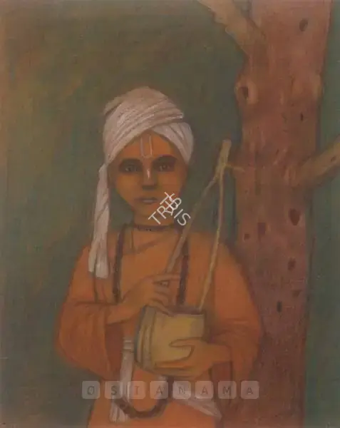 Pyne, Ganesh (Artist). The Baul Singer, n.d. | Painting