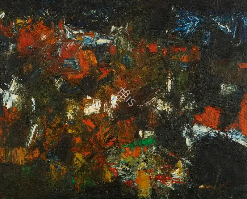 Raza, S.H. (Artist). Landscape, 1963 | Painting