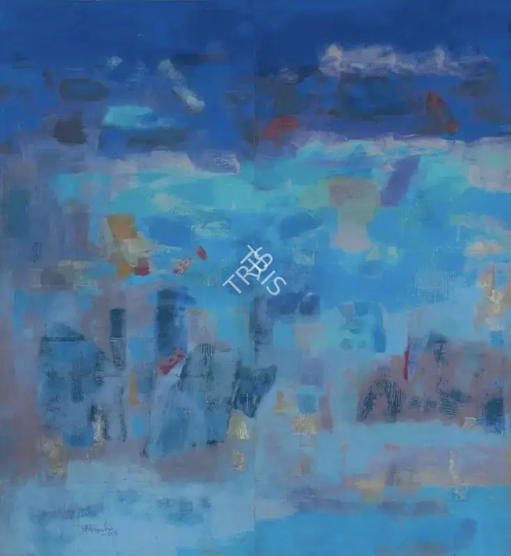 Adimoolam, K.M. (Artist). Untitled. Oil on canvas, 2005 | Painting  | 00868626