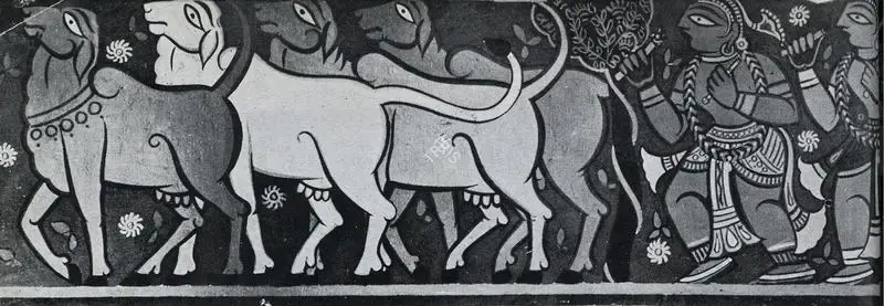 Roy, Jamini (Artist). Krishna the Cowherd, n.d. | Painting