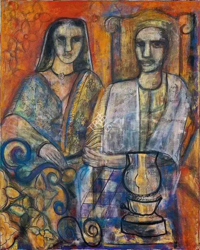 Dhumal, Rini (Artist). Untitled. Acrylic on canvas, n.d. | Painting | FineArts | 00356986