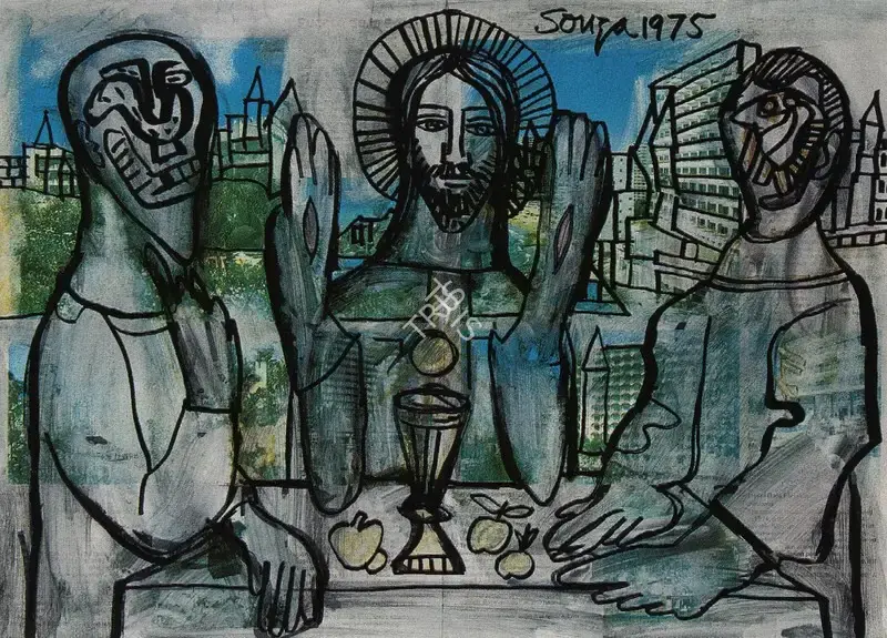 Souza, F.N. (Artist). Untitled, 1975 | Painting
