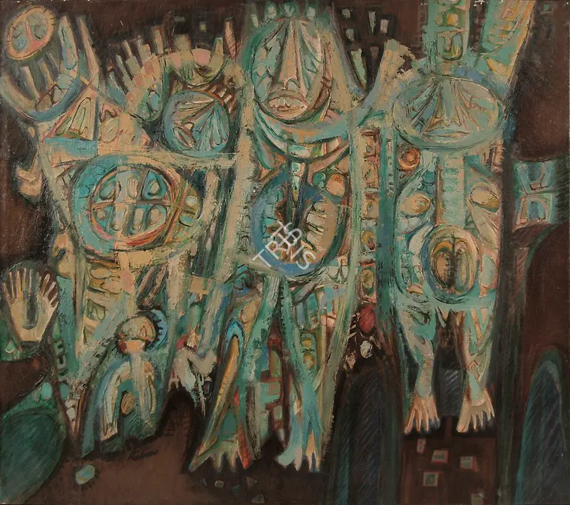 Mondal, Rabin (Artist). Coronation, 1978 | Painting