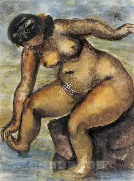 Ara, K.H. (Artist). Nude, mid 1960s | Painting