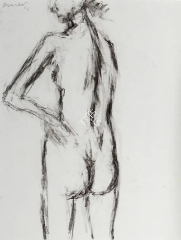 Padamsee, Akbar (Artist). Untitled (Nude), 2002 | Drawing