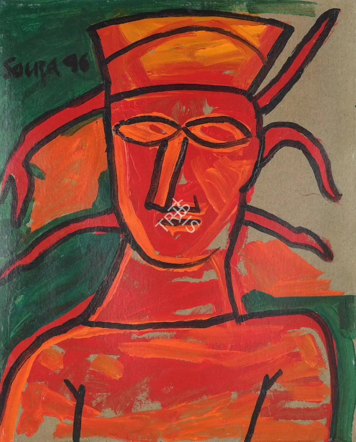 Souza, F.N. (Artist). Untitled, 1996 | Painting