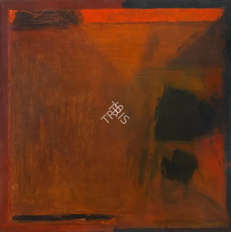 Raza, S.H. (Artist). Untitled. Acrylic on canvas, 1977 | Painting | FineArts | 00642117