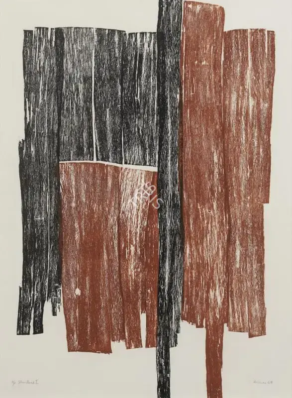 Hashmi, Zarina (Artist). Structure I, 1968 | Print