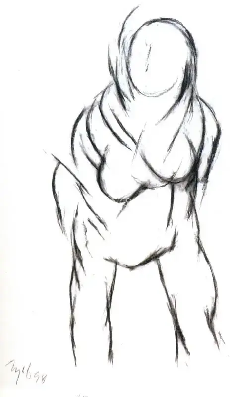 Mehta, Tyeb (Artist). Untitled, 1998 | Drawing