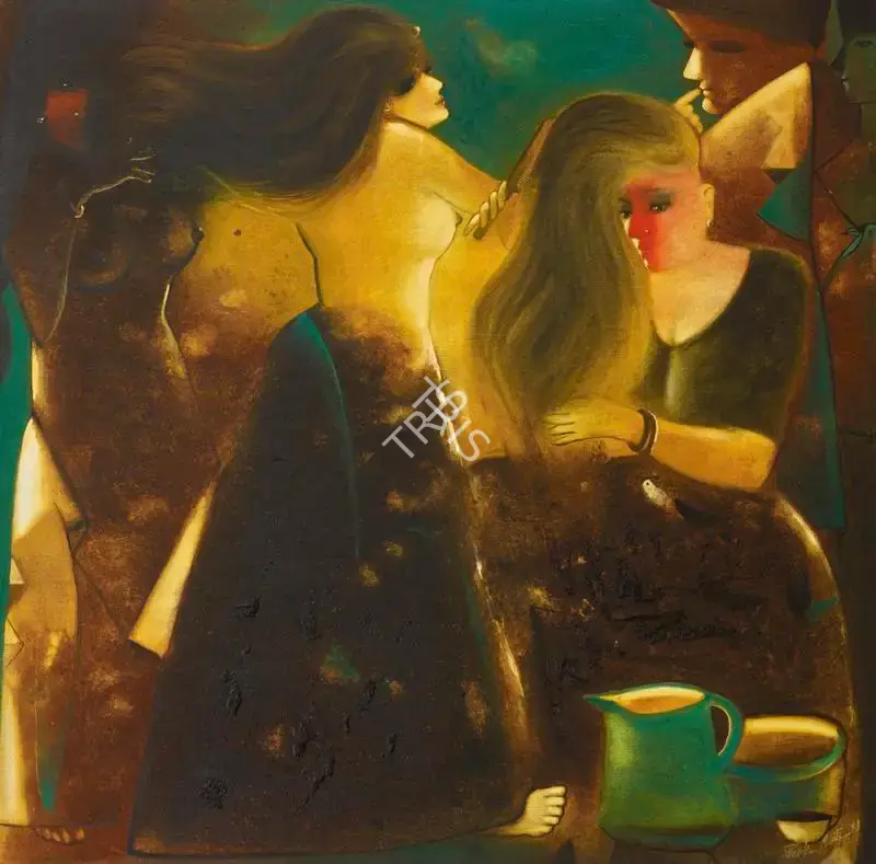 Maity, Paresh (Artist). Untitled, 1998 | Painting