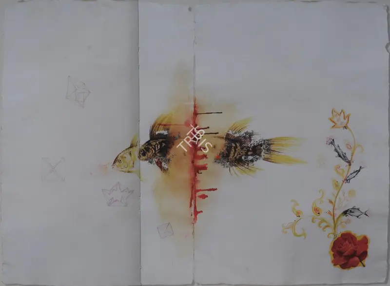 Sen, Mithu (Artist). Untitled. Watercolour on paper pasted on board, 2006 | Painting | FineArts | 00574739