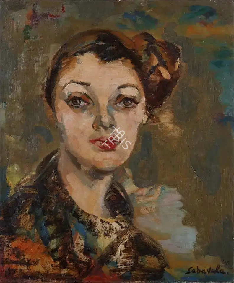 Sabavala, Jehangir (Artist). Untitled. Oil on canvas, 1949 | Painting | FineArts | 00642207