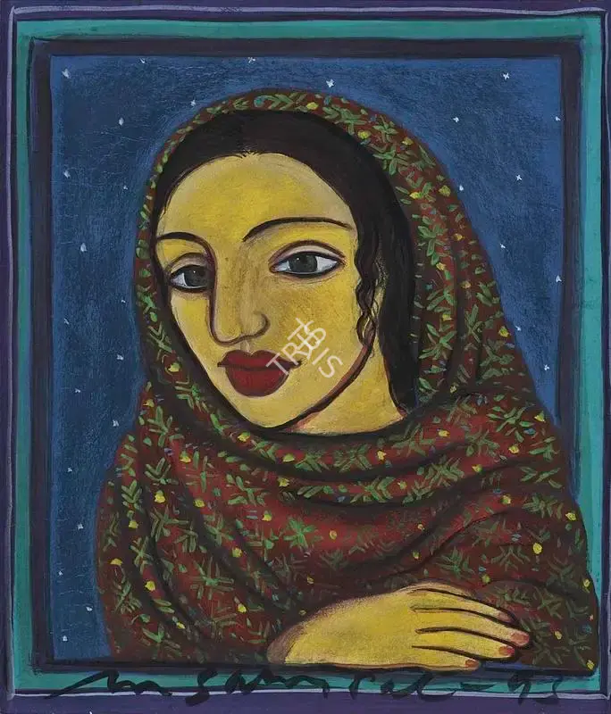 Pal, Gogi Saroj (Artist). Phulkari I, 1995 | Painting