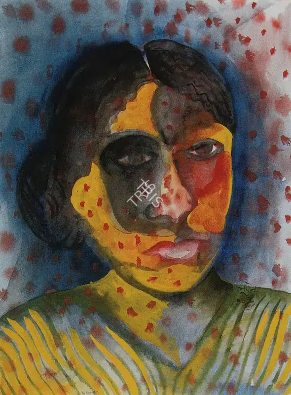 Khakhar, Bhupen (Artist). Woman, n.d. | Painting