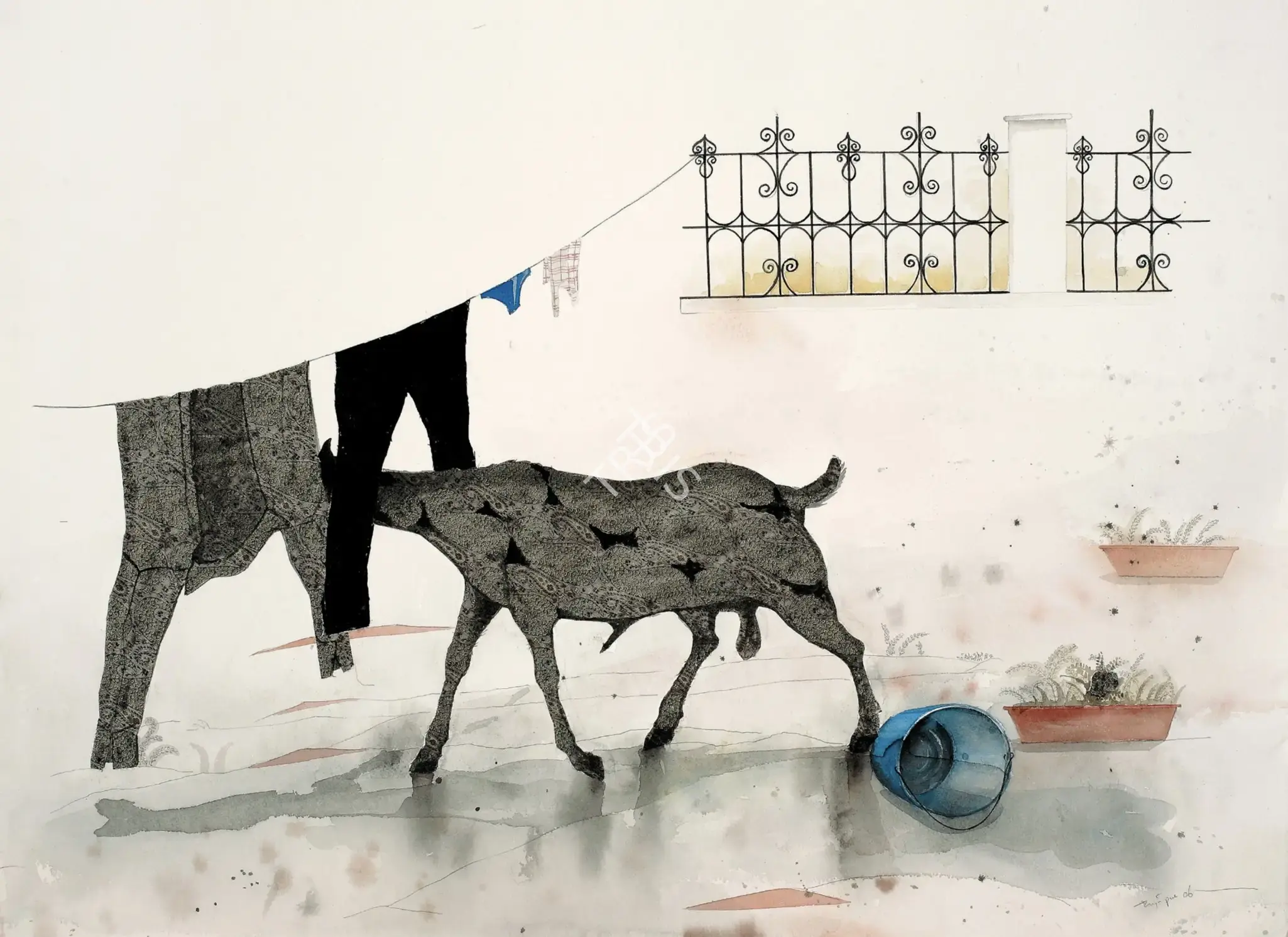 Panda, Jagannath (Artist). Second Skin - II, 2006 | Painting