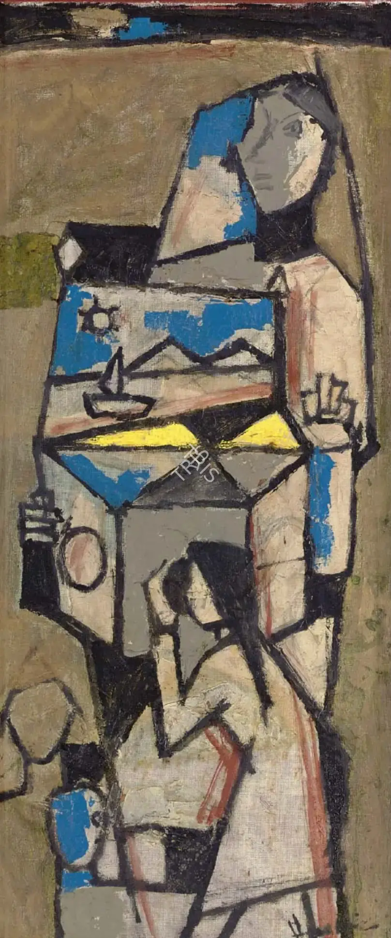 Husain, M.F. (Artist). Peep-Show, 1957 | Painting