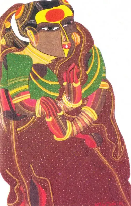 Vaikuntam, Thota (Artist). Untitled. Gouache on paper, 2001 | Painting | FineArts | 00372721