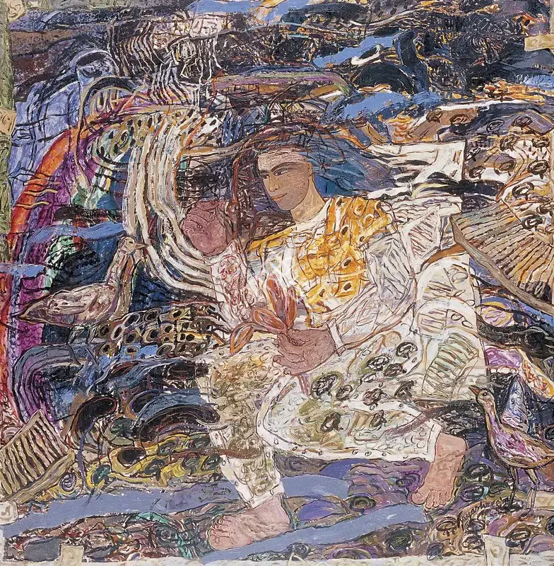 Chakravarty, Jayashree (Artist). Untitled, 1994-1995 | Painting