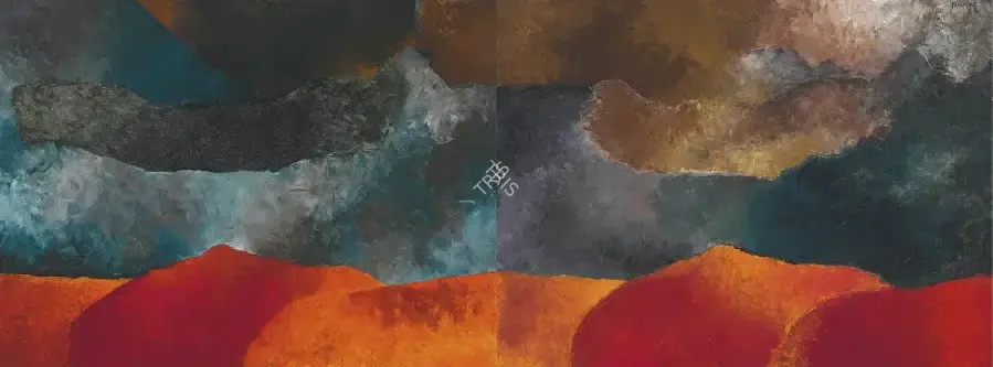 Padamsee, Akbar (Artist). Mirror Image, 1999 | Painting