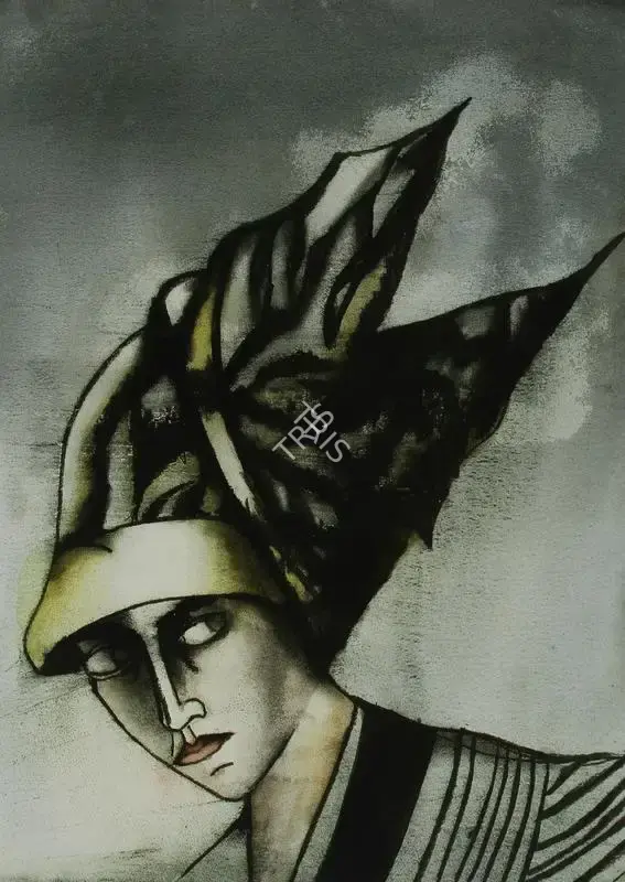 Dodiya, Anju (Artist). Pagoda, 2004 | Painting