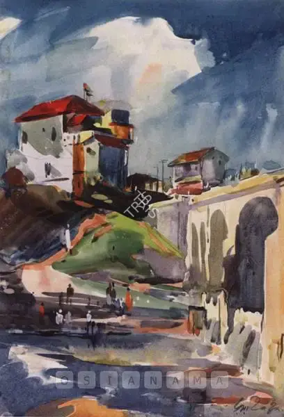 Raza, S.H. (Artist). Untitled, n.d. | Painting
