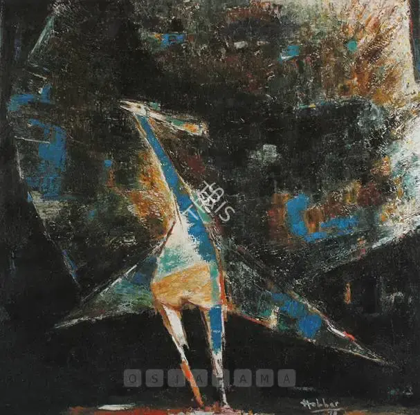 Hebbar, K.K. (Artist). Untitled. Oil on canvas, 1970 | Painting  | 00881844